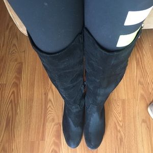 Black Knee high boots. Never used. apt.9 brand
